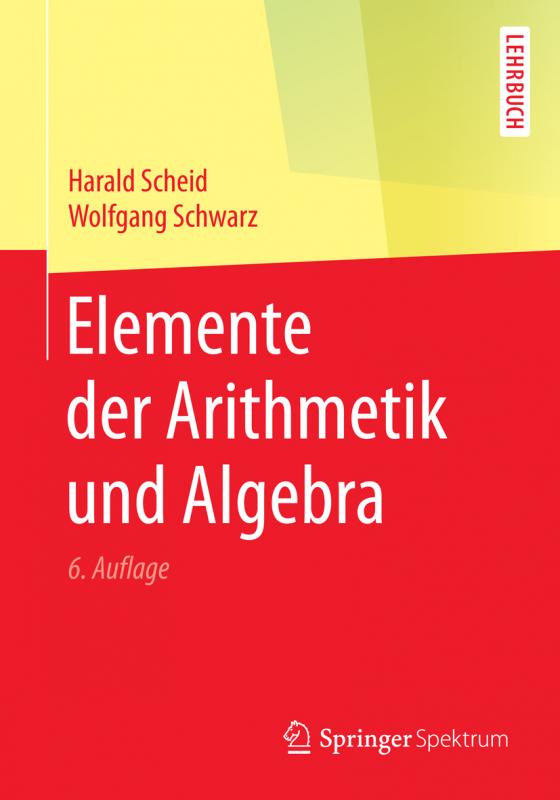 Cover-Bild Elemente der Arithmetik und Algebra