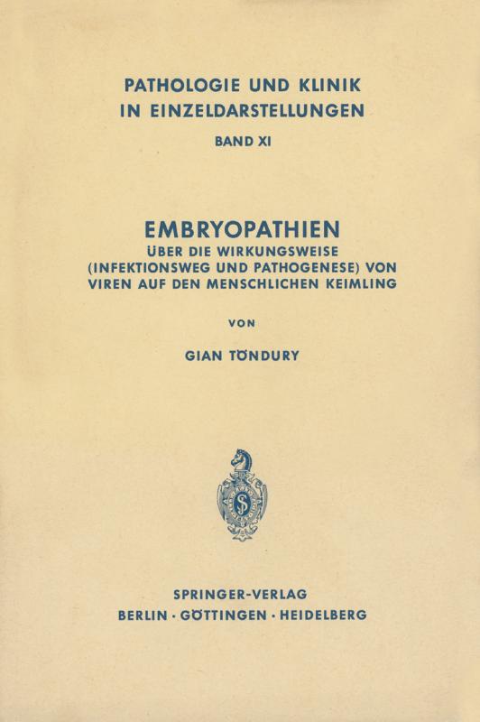 Cover-Bild Embryopathien