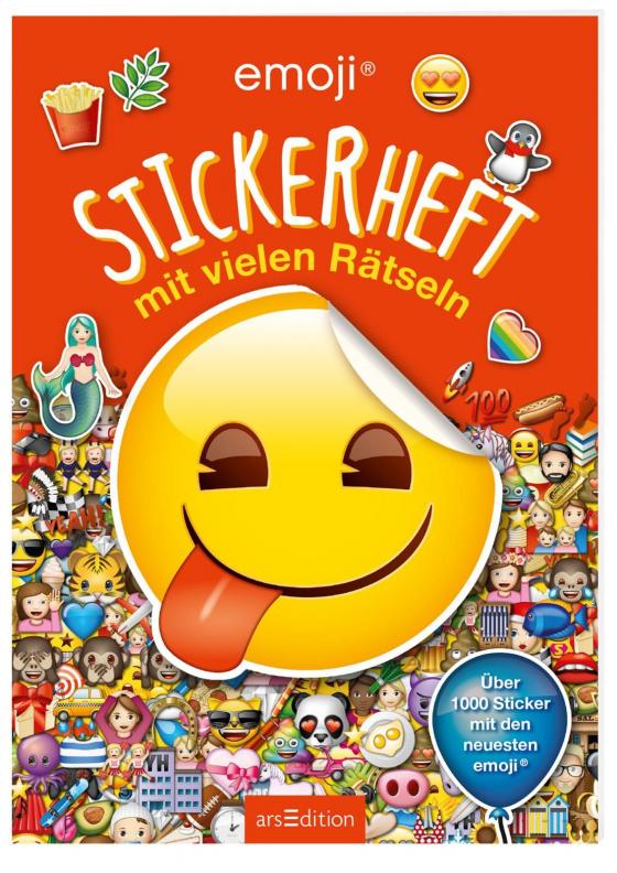 Cover-Bild emoji - Stickerheft mit vielen Rätseln