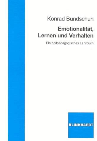 Cover-Bild Emotionalität, Lernen und Verhalten