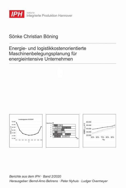 Cover-Bild Energie- und logistikkostenorientierte Maschinenbelegungsplanung für energieintensive Unternehmen