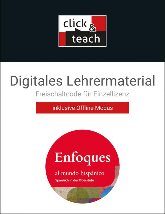 Cover-Bild Enfoques al mundo hispánico - Spanisch in der Oberstufe / Enfoques al mundo hispánico click & teach Box