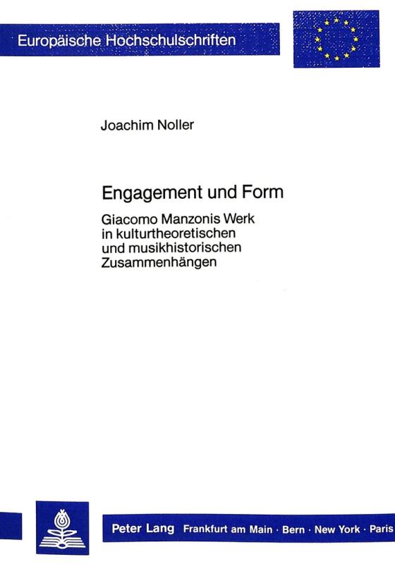 Cover-Bild Engagement und Form