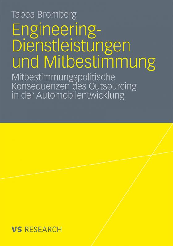 Cover-Bild Engineering-Dienstleistungen und Mitbestimmung