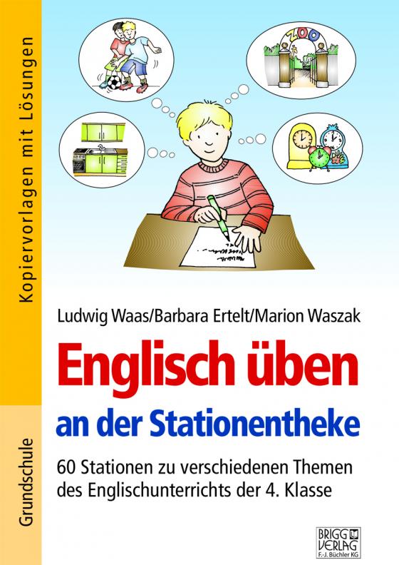 Cover-Bild Englisch üben an der Stationentheke - 4. Klasse