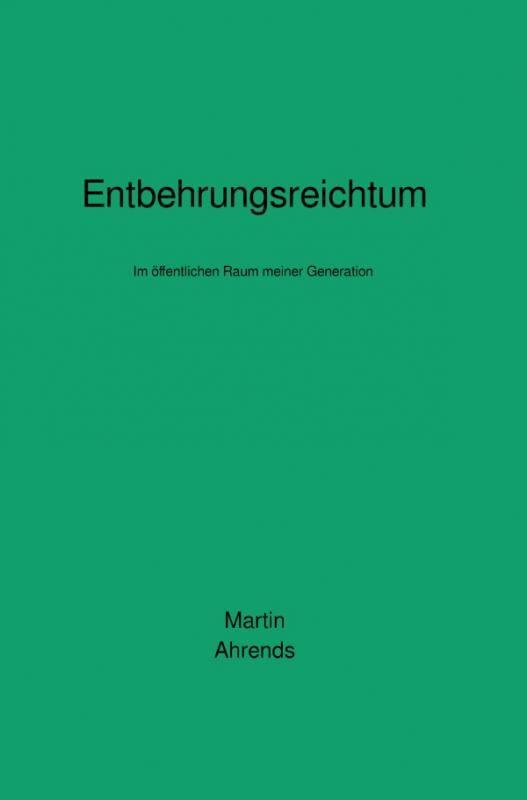 Cover-Bild Entbehrungsreichtum