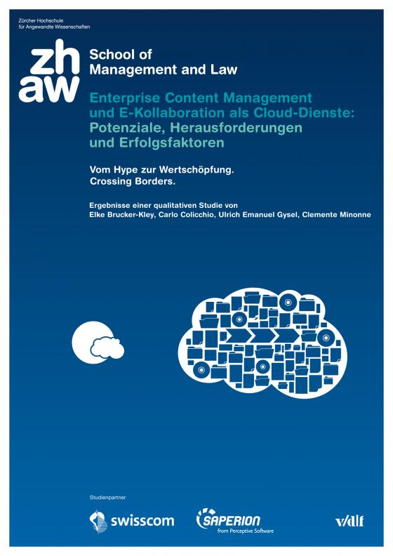 Cover-Bild Enterprise Content Management und E-Kollaboration als Cloud-Dienste: Potenziale, Herausforderungen und Erfolgsfaktoren