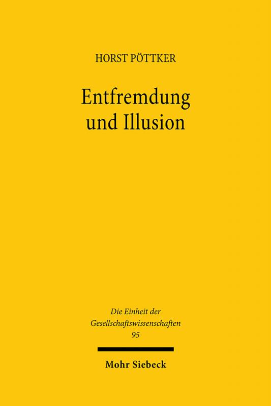 Cover-Bild Entfremdung und Illusion