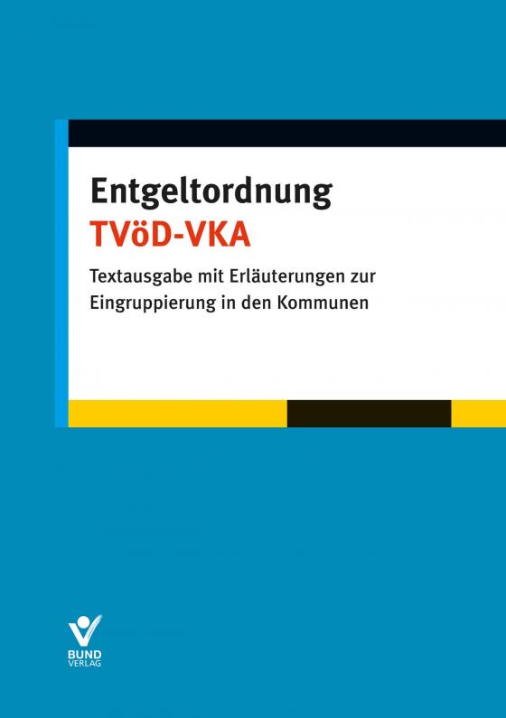 Cover-Bild Entgeltordnung TVöD -VKA