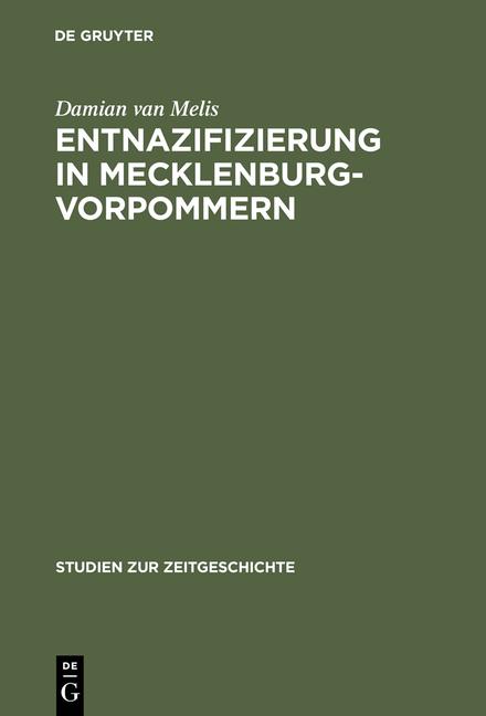Cover-Bild Entnazifizierung in Mecklenburg-Vorpommern