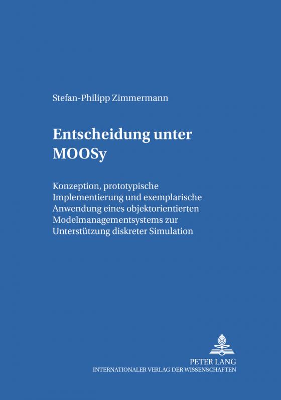 Cover-Bild Entscheidung unter MOOSy