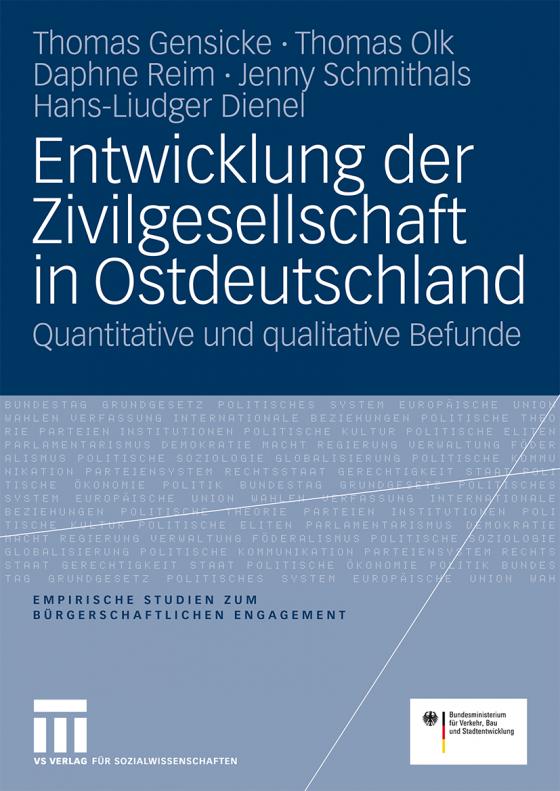 Cover-Bild Entwicklung der Zivilgesellschaft in Ostdeutschland