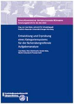 Cover-Bild Entwicklung und Erprobung eines Kategoriensystems für die fächerübergreifende Aufgabenanalyse