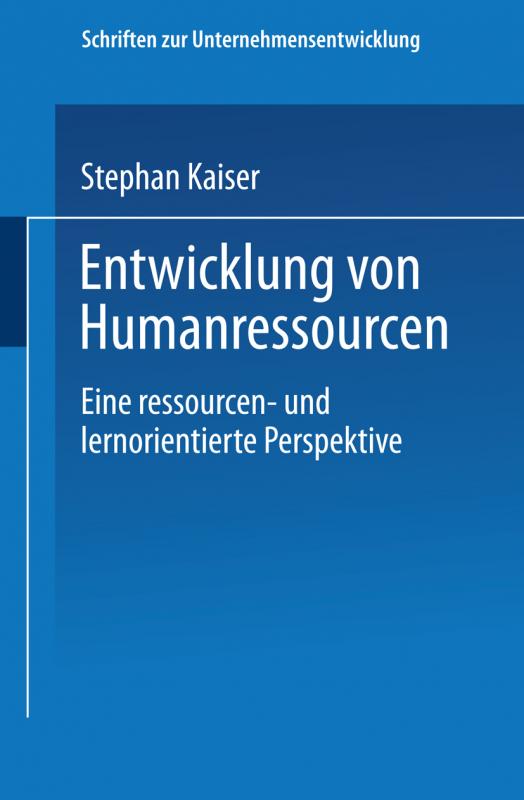 Cover-Bild Entwicklung von Humanressourcen