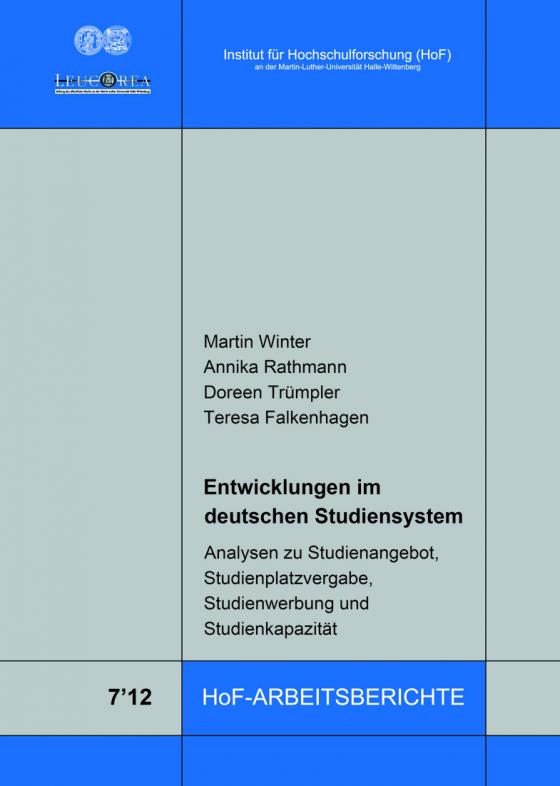 Cover-Bild Entwicklungen im deutschen Studiensystem