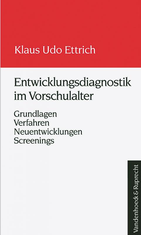 Cover-Bild Entwicklungsdiagnostik im Vorschulalter