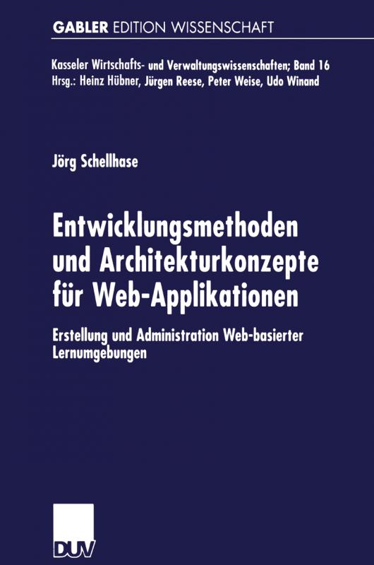 Cover-Bild Entwicklungsmethoden und Architekturkonzepte für Web-Applikationen