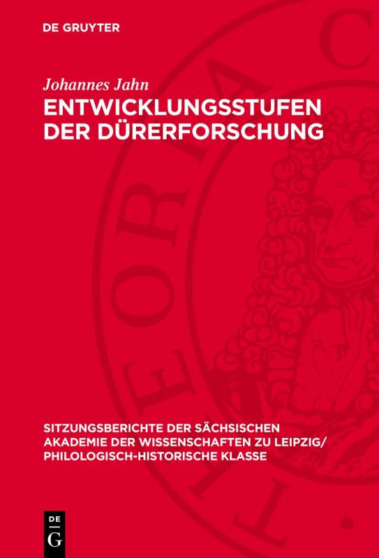 Cover-Bild Entwicklungsstufen der Dürerforschung