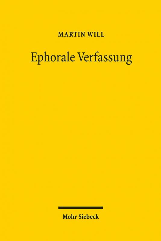 Cover-Bild Ephorale Verfassung
