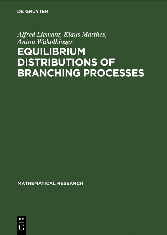Cover-Bild Equilibrium Distributions of Branching Processes