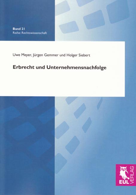 Cover-Bild Erbrecht und Unternehmensnachfolge