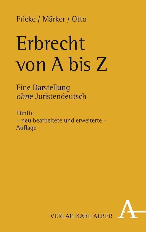 Cover-Bild Erbrecht von A bis Z