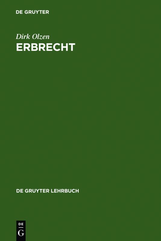 Cover-Bild Erbrecht