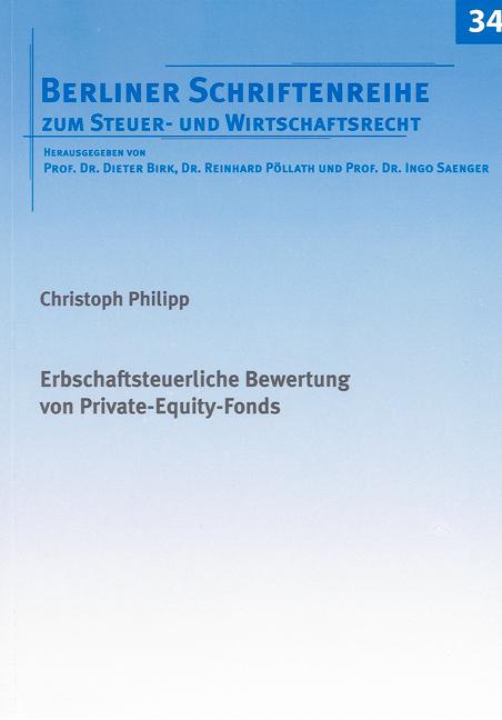 Cover-Bild Erbschaftsteuerliche Bewertung von Private-Equity-Fonds