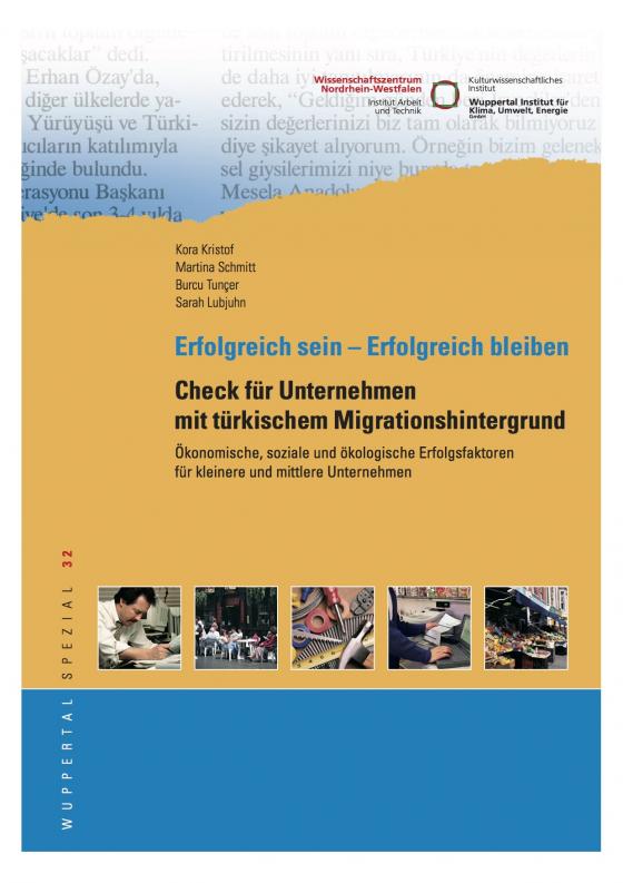 Cover-Bild Erfolgreich sein - erfolgreich bleiben : Unternehmens-Check für Unternehmen mit türkischem Migrationshintergrund