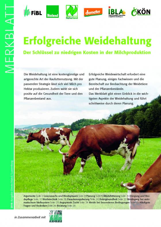 Cover-Bild Erfolgreiche Weidehaltung