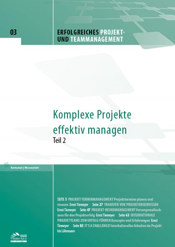 Cover-Bild Erfolgreiches Projekt- und Teammanagement – Heft 3