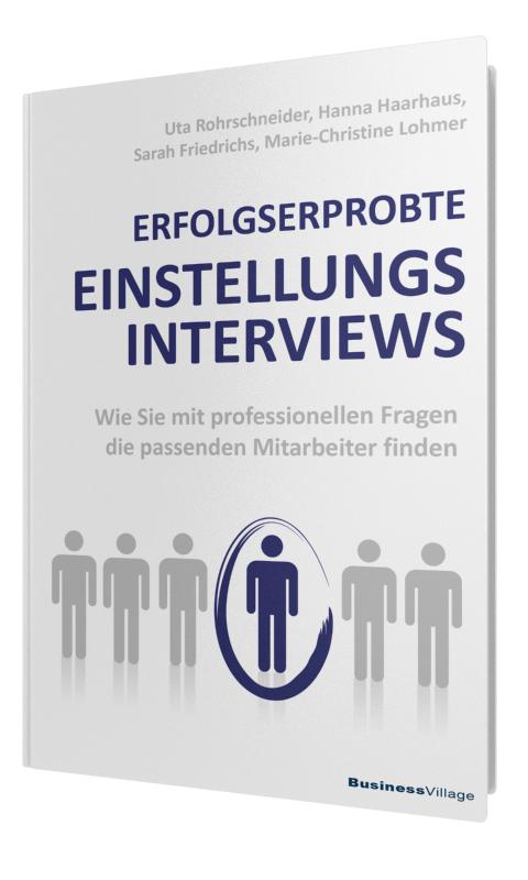 Cover-Bild ERFOLGSERPROBTE EINSTELLUNGSINTERVIEWS