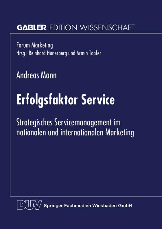 Cover-Bild Erfolgsfaktor Service