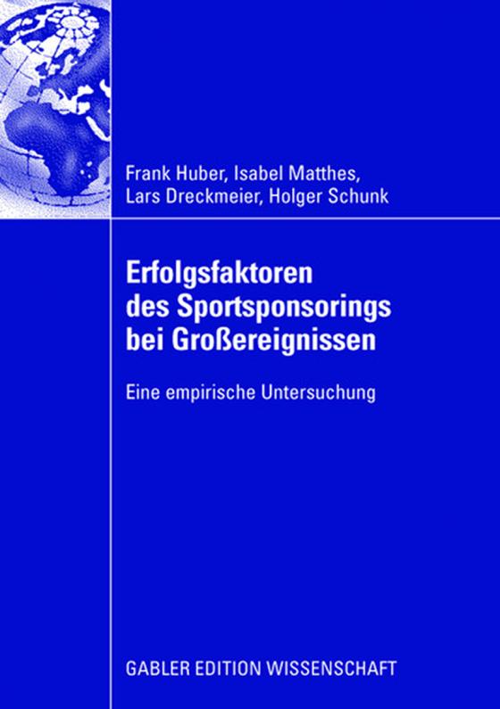 Cover-Bild Erfolgsfaktoren des Sportsponsorings bei Großereignissen