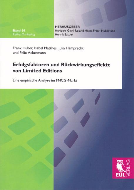 Cover-Bild Erfolgsfaktoren und Rückwirkungseffekte von Limited Editions