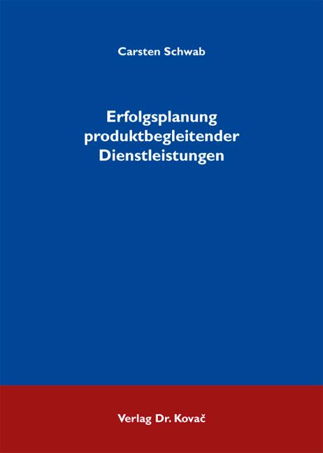 Cover-Bild Erfolgsplanung produktbegleitender Dienstleistungen