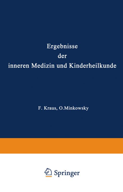 Cover-Bild Ergebnisse der Inneren Medizin und Kinderheilkunde