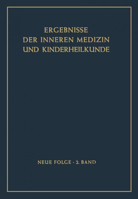 Cover-Bild Ergebnisse der Inneren Medizin und Kinderheilkunde