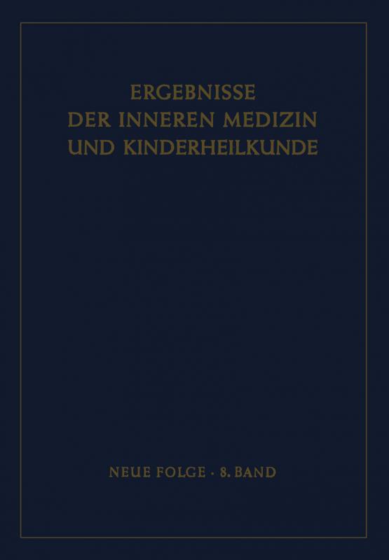 Cover-Bild Ergebnisse der Inneren Medizin und Kinderheilkunde