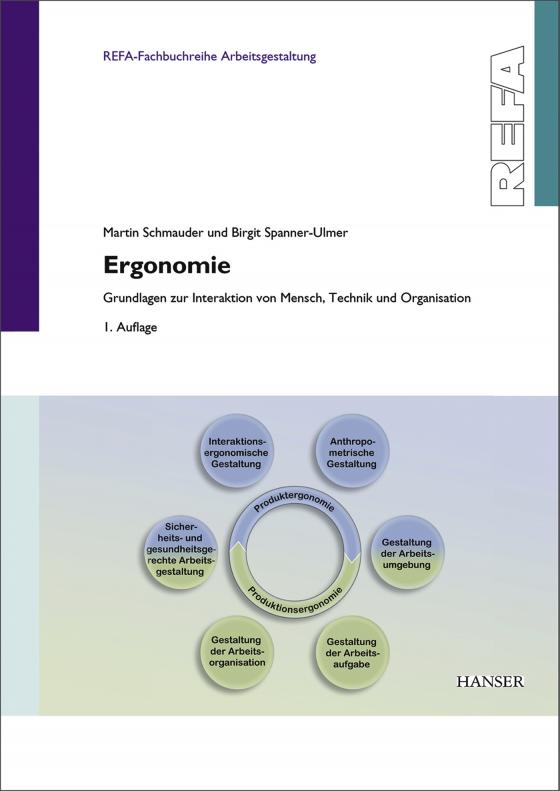 Cover-Bild Ergonomie - Grundlagen zur Interaktion von Mensch, Technik und Organisation