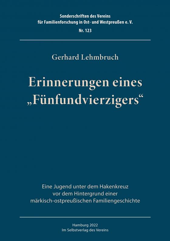 Cover-Bild Erinnerungen eines "Fünfundvierzigers"