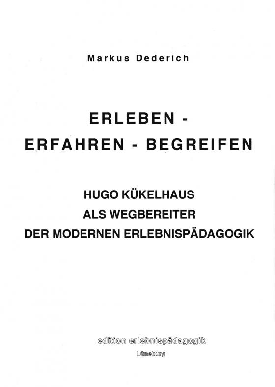 Cover-Bild Erleben - Erfahren - Begreifen