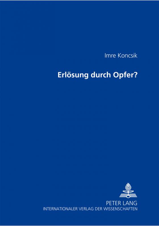 Cover-Bild Erlösung durch Opfer?