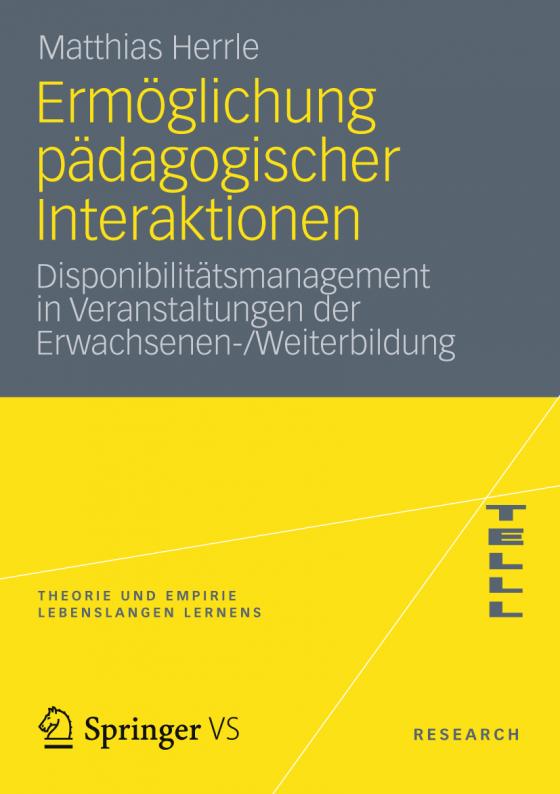 Cover-Bild Ermöglichung pädagogischer Interaktionen