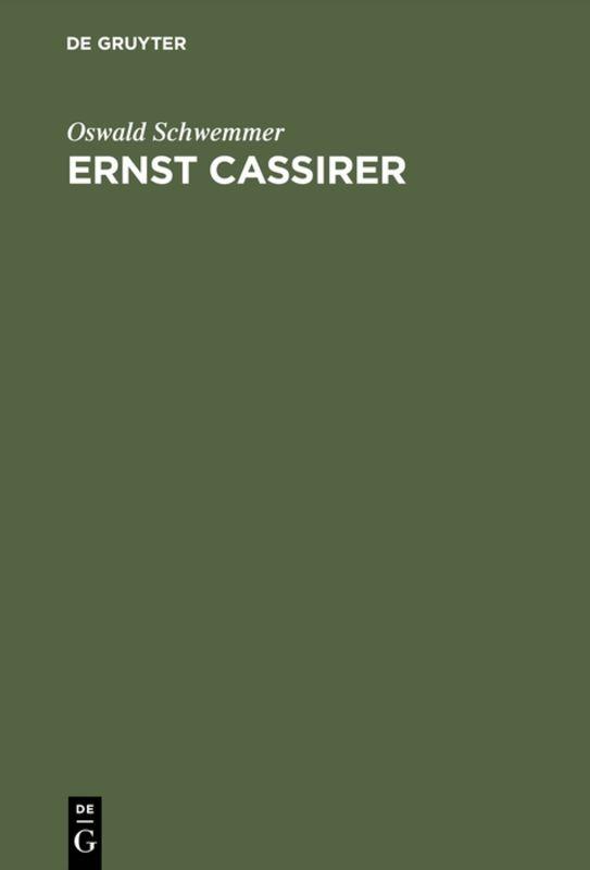 Cover-Bild Ernst Cassirer