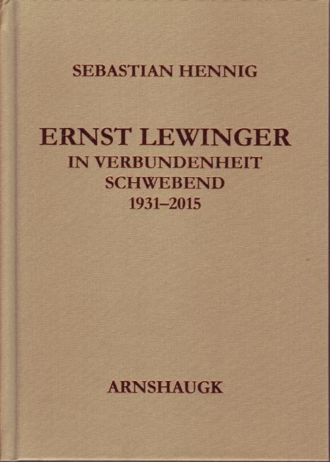 Cover-Bild Ernst Lewinger - In Verbundenheit schwebend