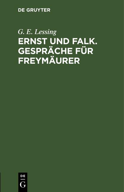 Cover-Bild Ernst und Falk. Gespräche für Freymäurer