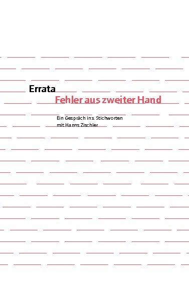 Cover-Bild Errata. Fehler aus zweiter Hand