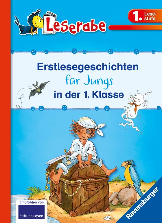 Cover-Bild Erstlesegeschichten für Jungs in der 1. Klasse - Leserabe 1. Klasse - Erstlesebuch für Kinder ab 6 Jahren