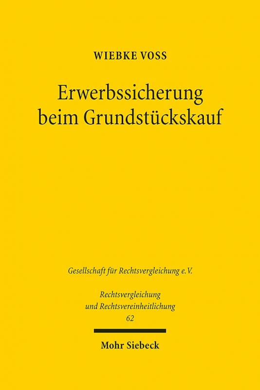 Cover-Bild Erwerbssicherung beim Grundstückskauf